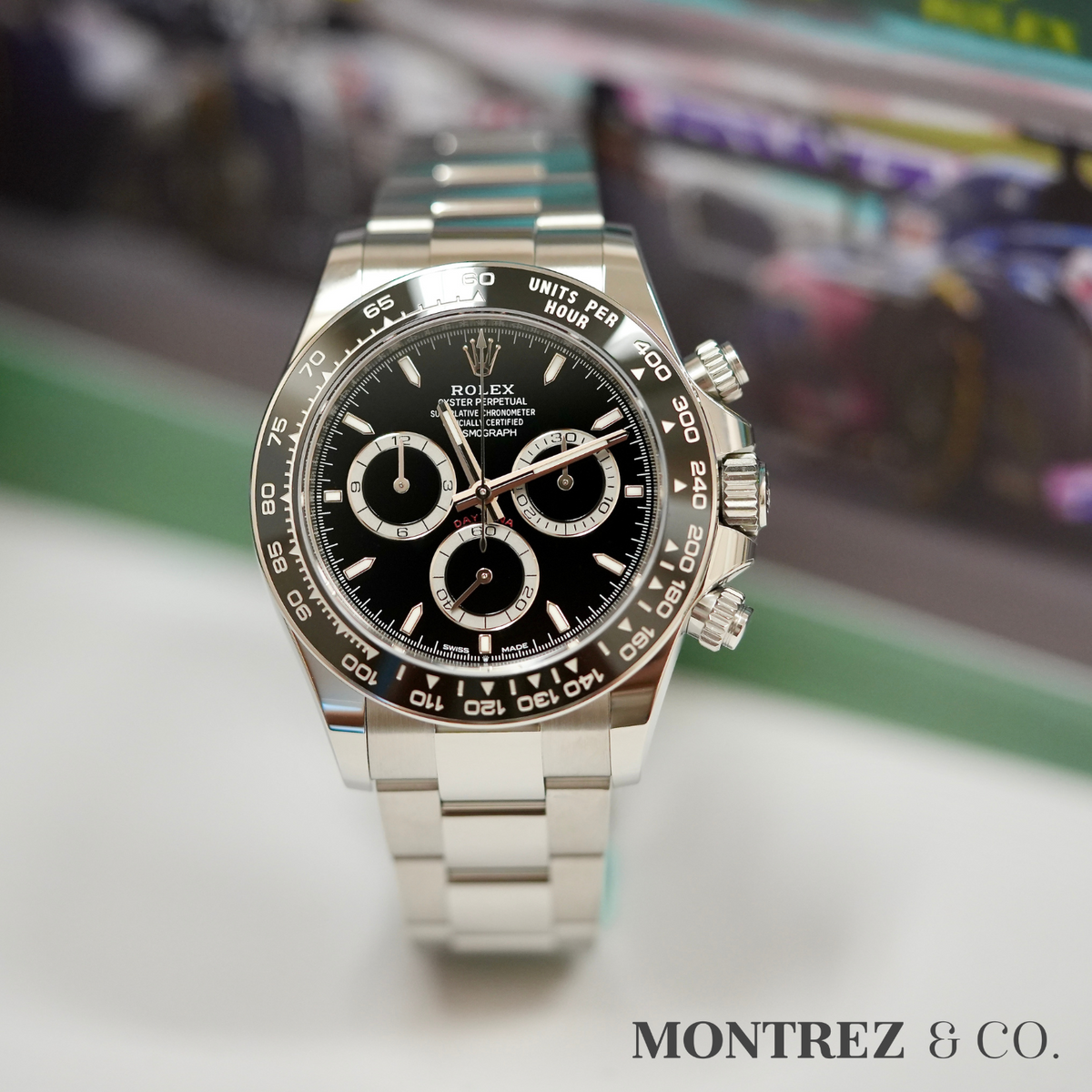 Rolex Cosmograph Daytona 40mm 126500LN 0002 Black Dial Montrez Co