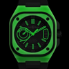 Bell & Ross BR-X5 Fully Green Luminous Case