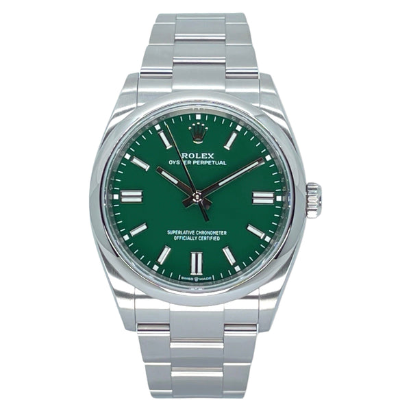 Rolex Oyster Perpetual 36 36mm 126000-0005 Green Dial