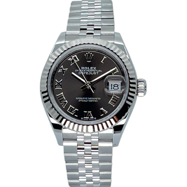 Rolex Lady-Datejust 28mm 279174-0013 Dark Grey Roman Dial (Jubilee Bracelet)