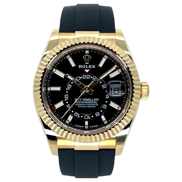 Rolex Sky-Dweller 42mm 336238-0002 Bright Black Dial