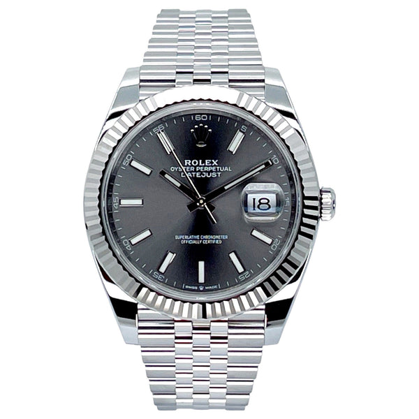 Rolex Datejust 41 41mm 126334-0014 Slate Index Dial