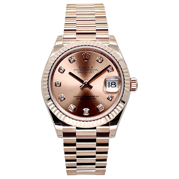 Rolex Datejust 31 31mm 278275-0031 Rosé-Colour Dial with Diamonds