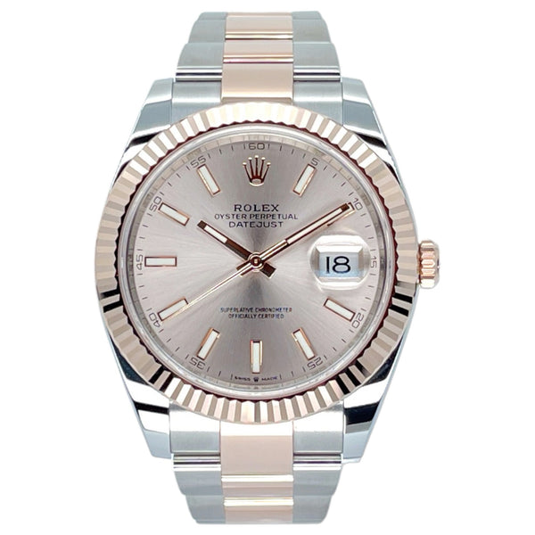 Rolex Datejust 41 41mm 126331-0009 Sundust Index Dial (Oyster Bracelet)