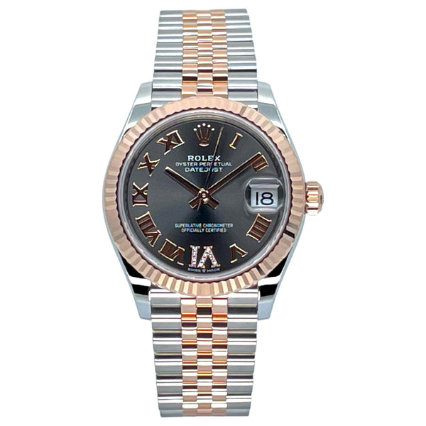 Rolex Datejust 31 31mm 278271-0030 Slate Roman Dial with VI Diamonds (Jubilee Bracelet)