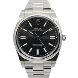 Rolex Oyster Perpetual 41 41mm 124300-0002 Bright Black Dial