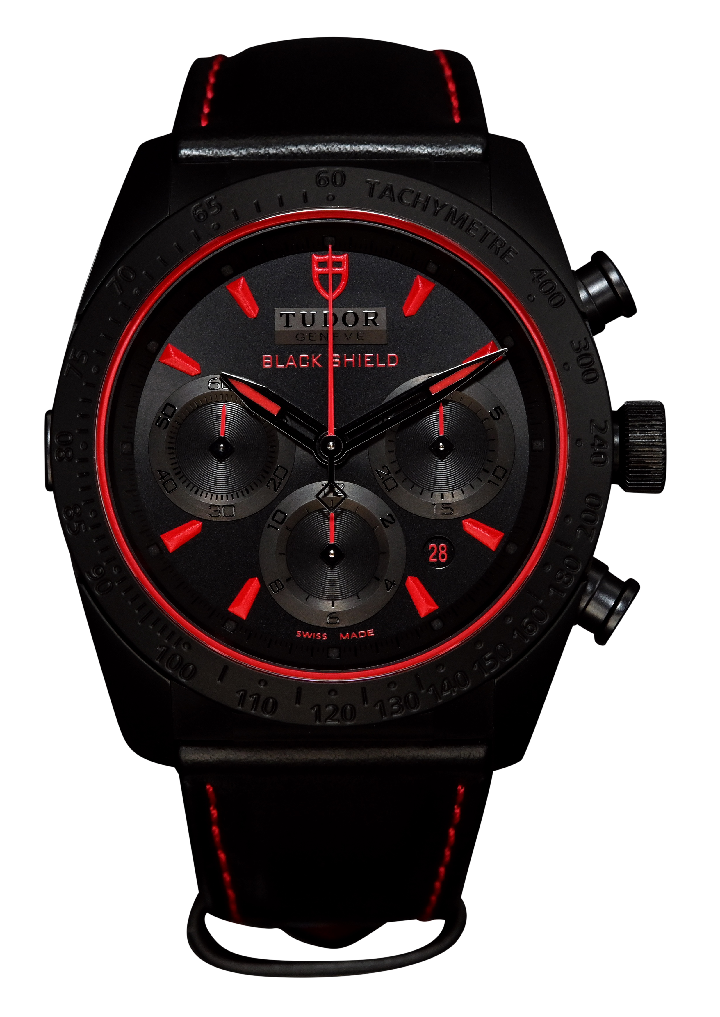 Tudor Fastrider Black Shield 42mm 42000CR (Leather Strap