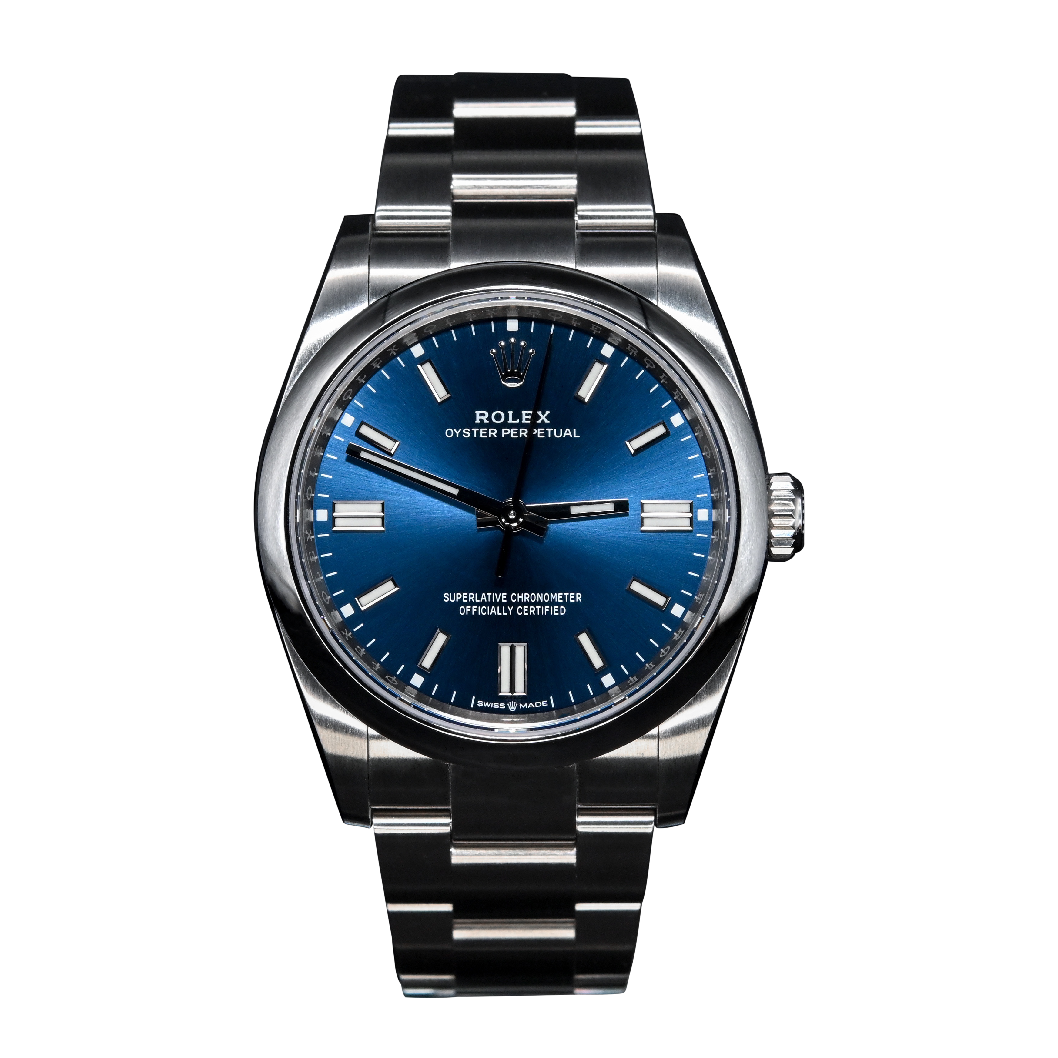 Rolex oyster perpetual discount 36mm blue dial