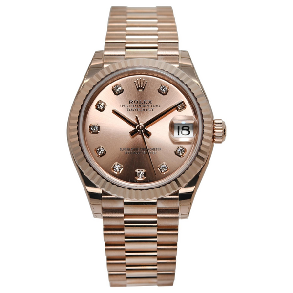 Rolex Datejust 31 31mm 278275-0031 Rosé-Colour Dial with Diamonds