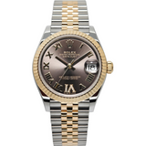 Rolex Datejust 31 31mm 278273-0018 Dark Grey Roman Dial with VI Diamonds (Jubilee Bracelet)