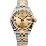 2023 Rolex Lady-Datejust 28mm 279173-0009 Champagne Roman Dial (Jubilee Bracelet)