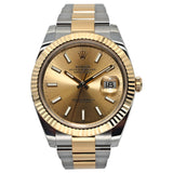 2023 Rolex Datejust 41 41mm 126333-0009 Champagne-Colour Index Dial (Oyster Bracelet)