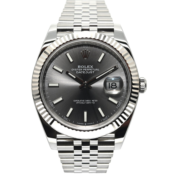 Rolex Datejust 41 41mm 126334-0014 Slate Index Dial