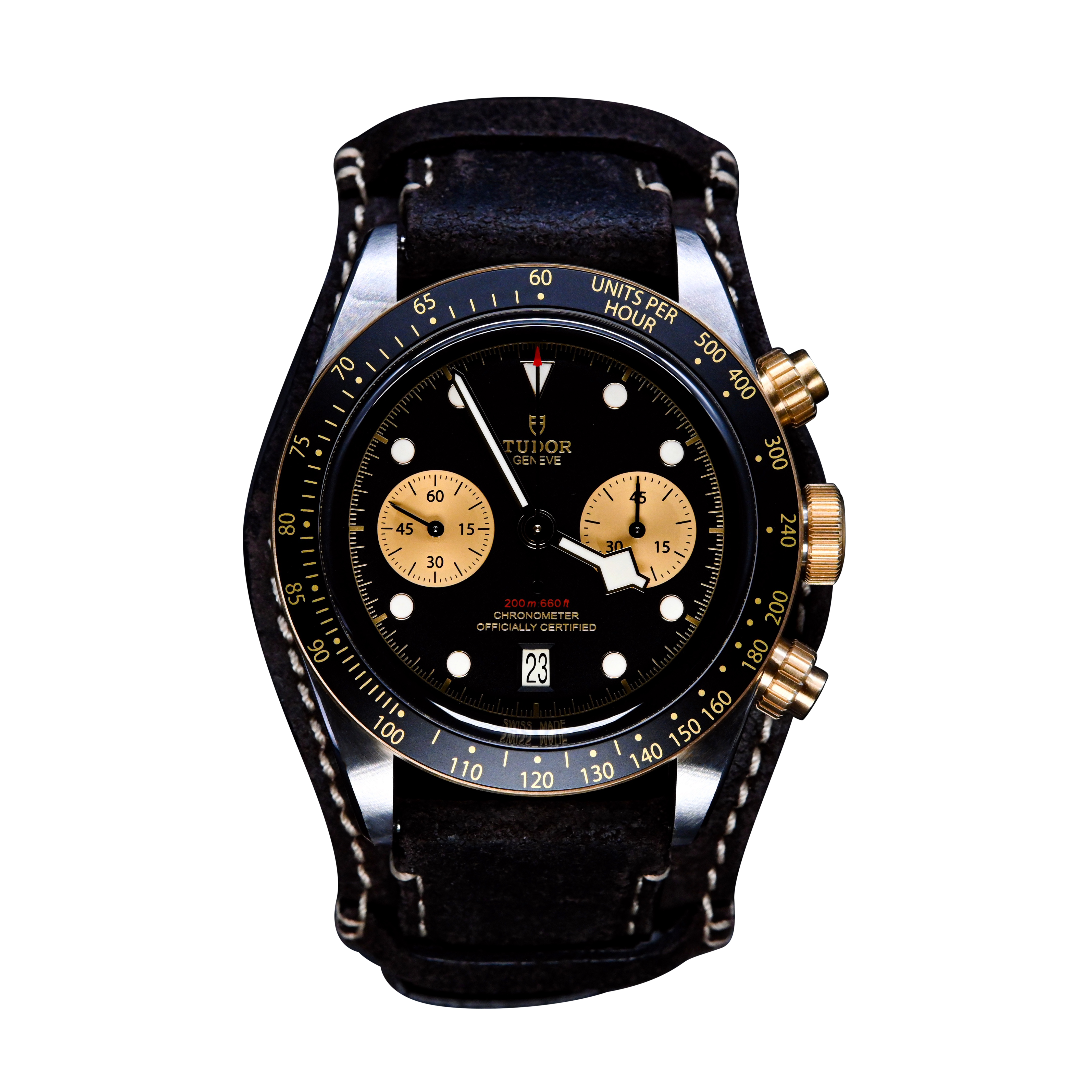 Tudor Black Bay Chrono S&G 41mm 79363N (Leather Strap) – Montrez