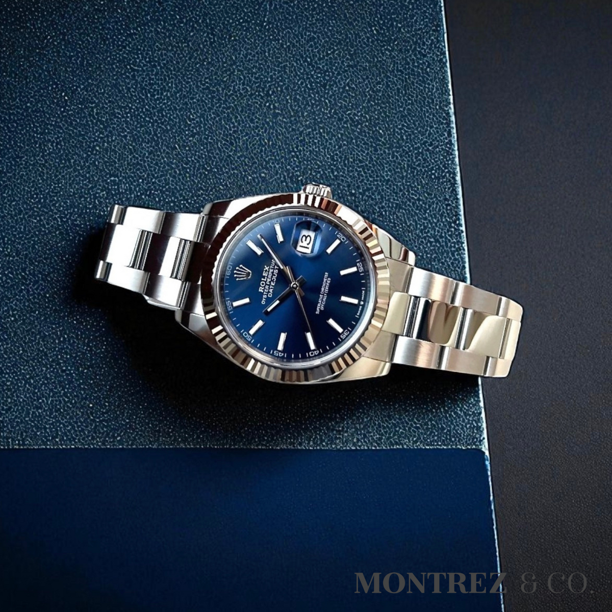 Rolex Datejust 41 41mm 126334-0001 Bright Blue Index Dial – Montrez & Co.