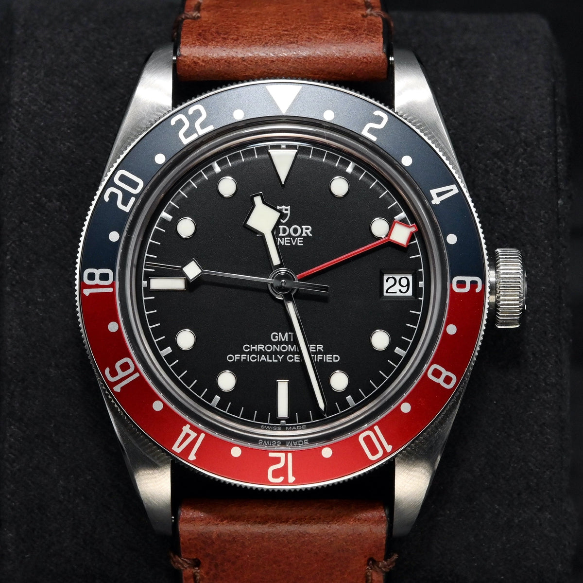 Tudor Black Bay GMT 41mm 79830RB (Leather Strap) – Montrez & Co.