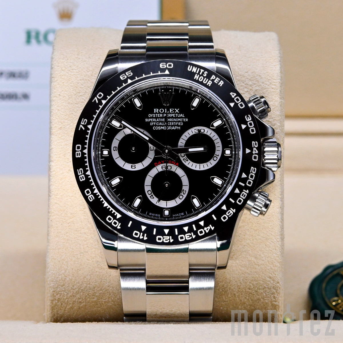 Rolex Cosmograph Daytona 40mm 116500LN Black Dial – Montrez & Co.